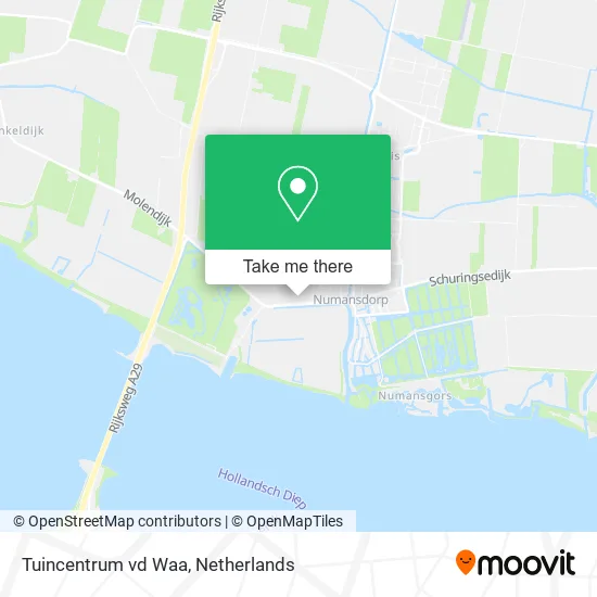 Tuincentrum vd Waa map