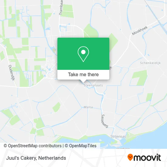 Juul's Cakery map