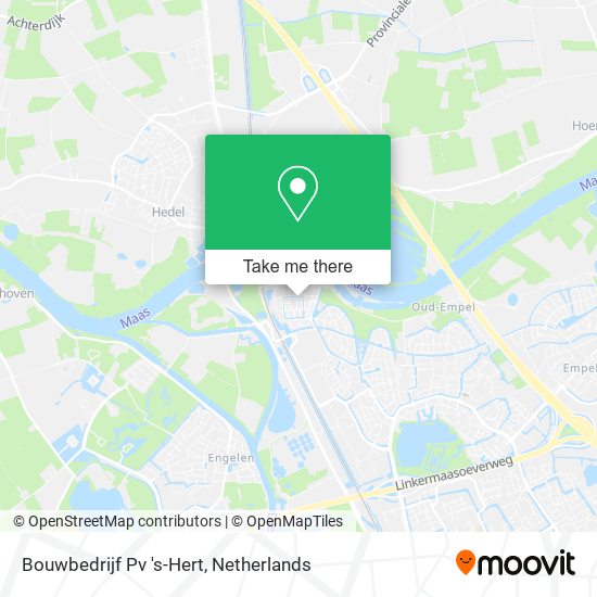 Bouwbedrijf Pv 's-Hert map