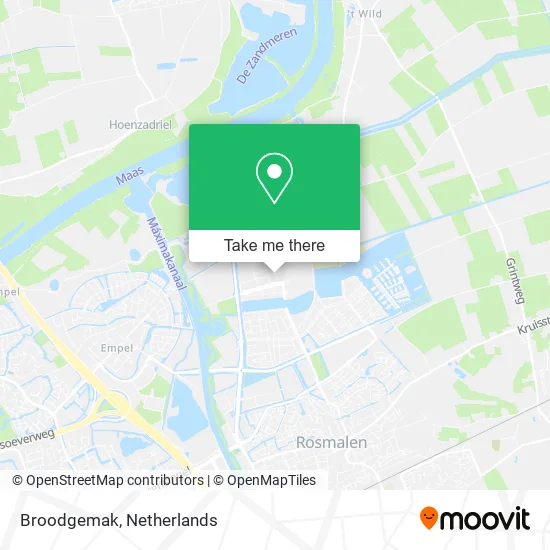 Broodgemak map