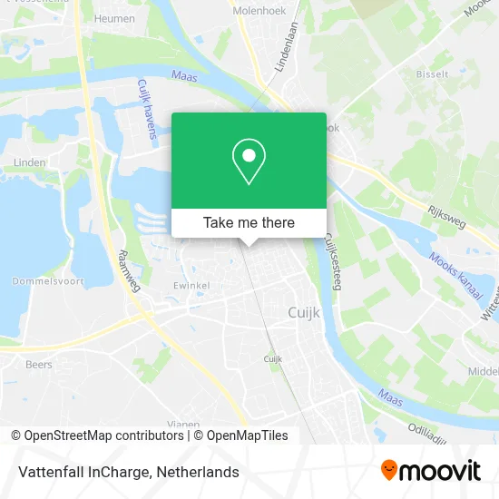Vattenfall InCharge map