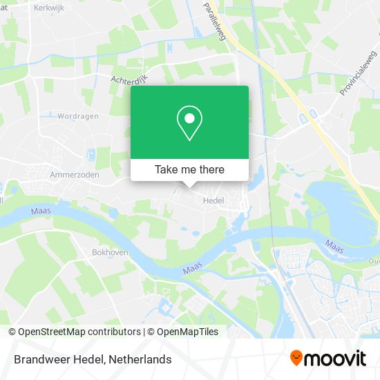 Brandweer Hedel map