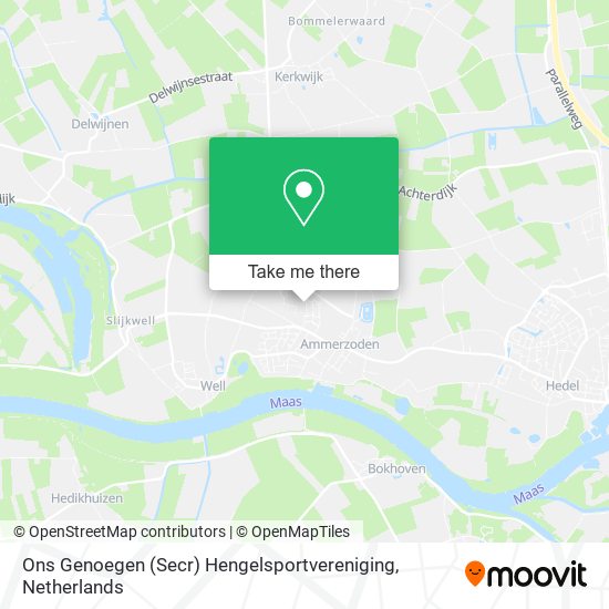 Ons Genoegen (Secr) Hengelsportvereniging map