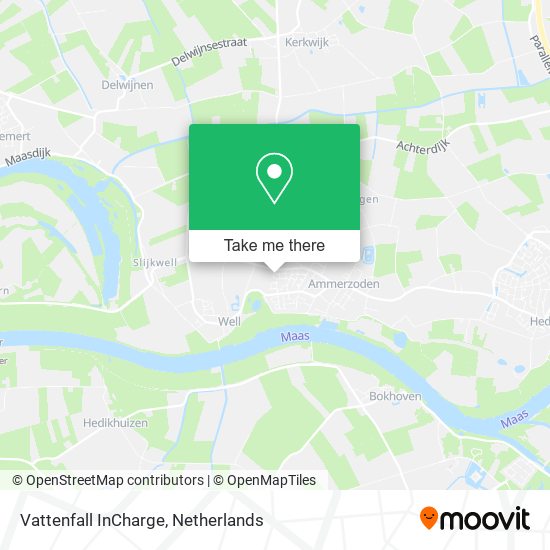 Vattenfall InCharge map