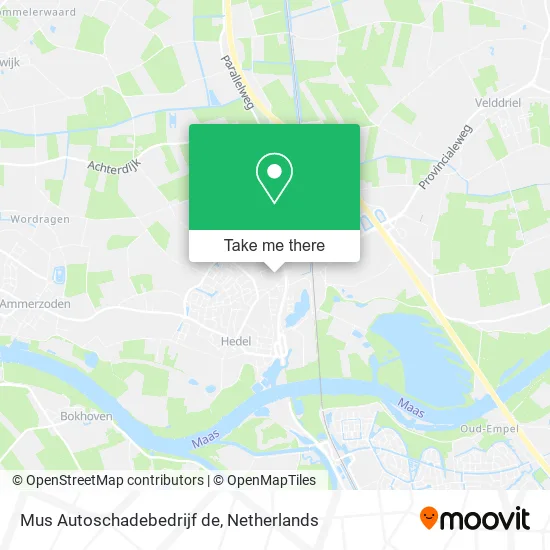 Mus Autoschadebedrijf de map