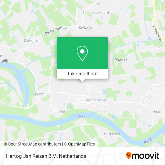 Hertog Jan Reizen B.V. map