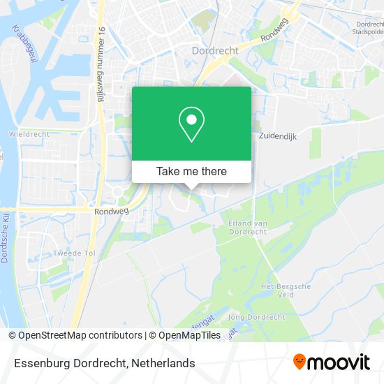 Essenburg Dordrecht map