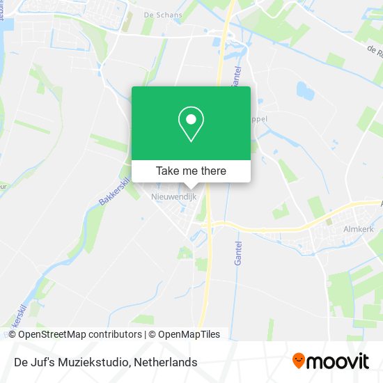De Juf's Muziekstudio map