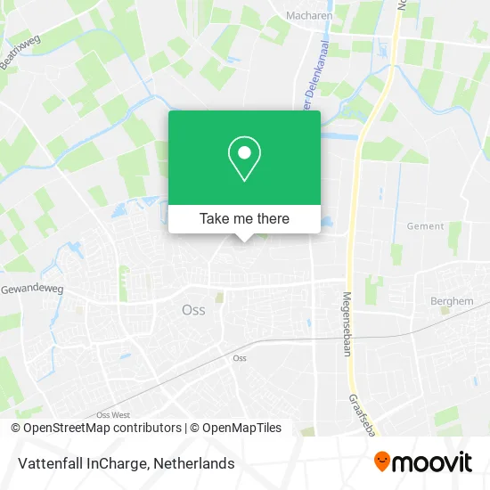 Vattenfall InCharge map