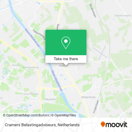 Cramers Belastingadviseurs map