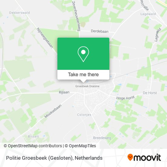 Politie Groesbeek (Gesloten) map
