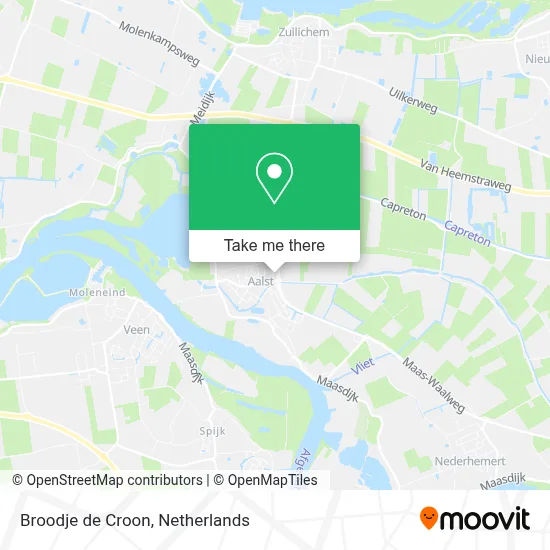 Broodje de Croon map