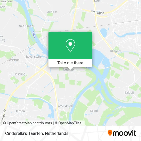 Cinderella's Taarten map