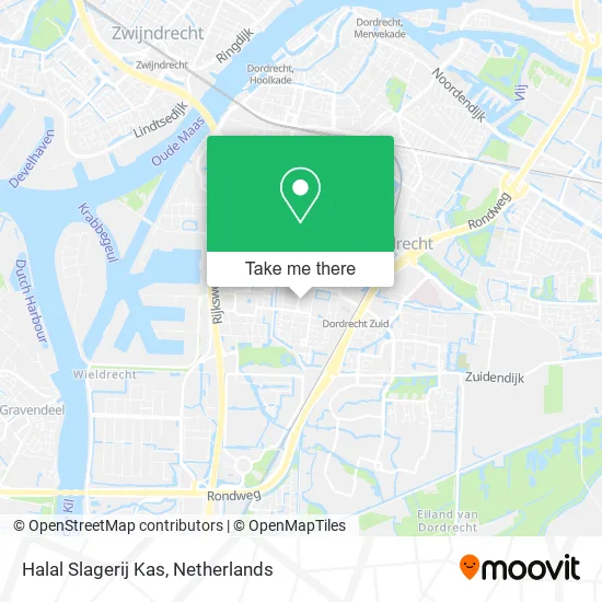 Halal Slagerij Kas map