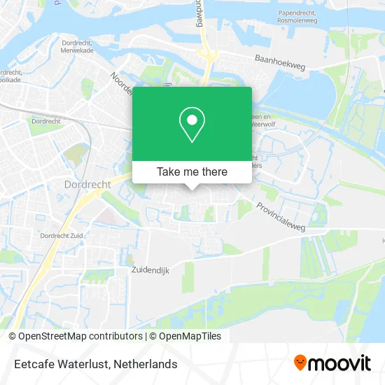 Eetcafe Waterlust map