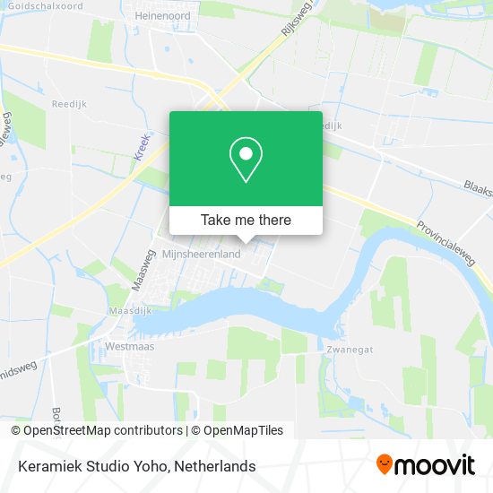 Keramiek Studio Yoho map