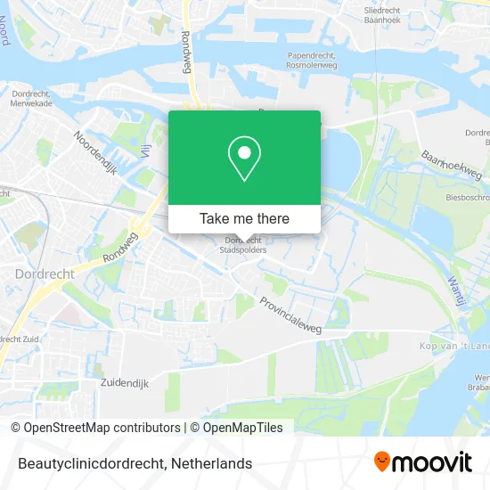 Beautyclinicdordrecht map
