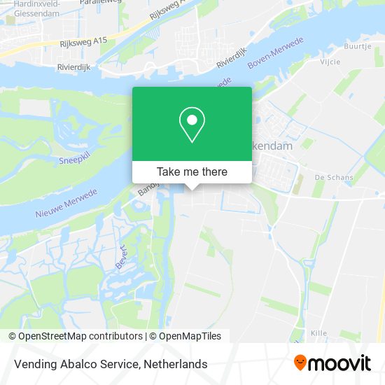 Vending Abalco Service map