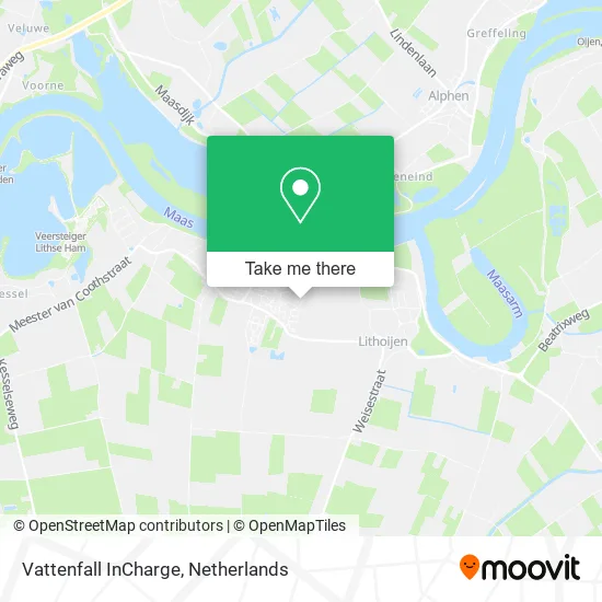 Vattenfall InCharge map