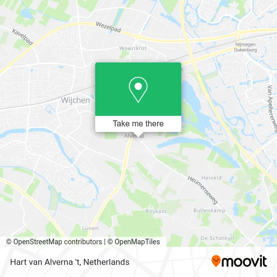 Hart van Alverna 't map