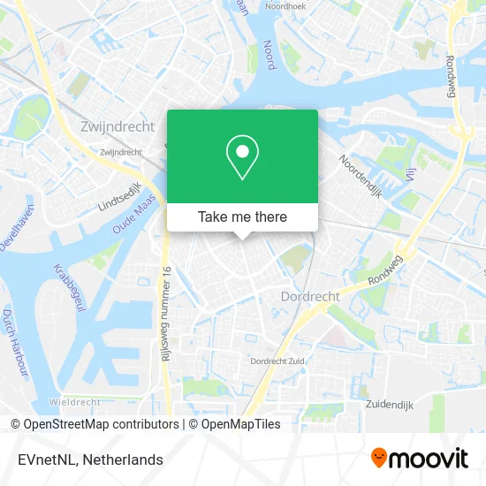 EVnetNL map