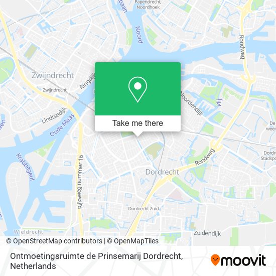 Ontmoetingsruimte de Prinsemarij Dordrecht map