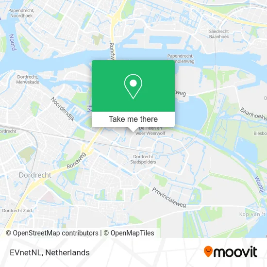 EVnetNL map