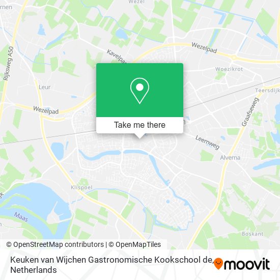 Keuken van Wijchen Gastronomische Kookschool de map