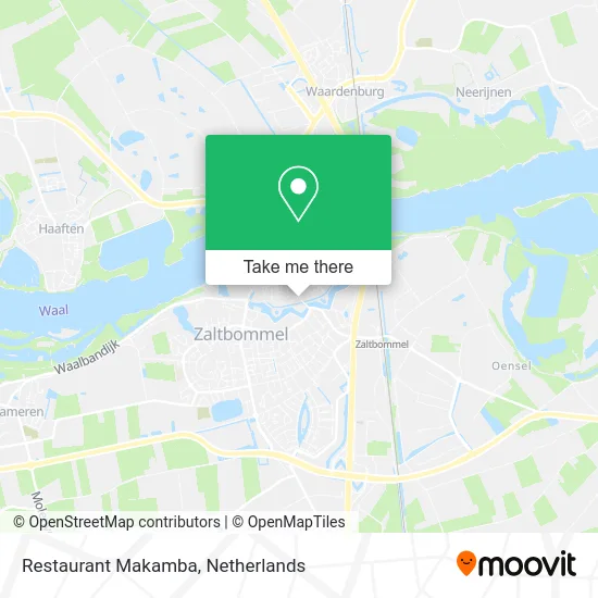 Restaurant Makamba map