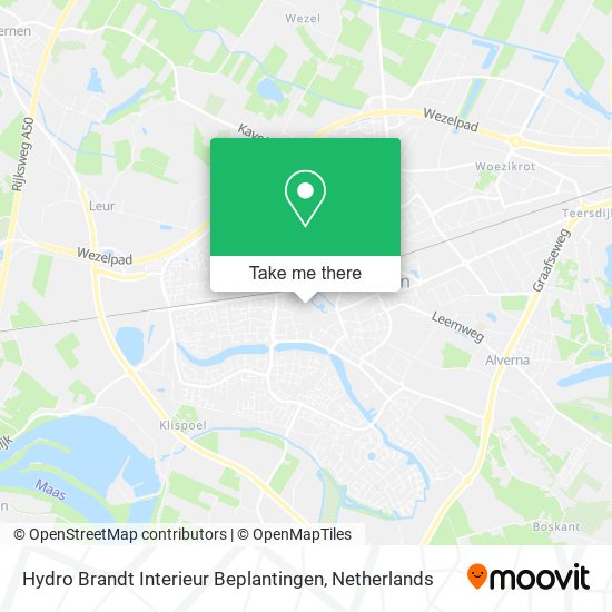 Hydro Brandt Interieur Beplantingen map