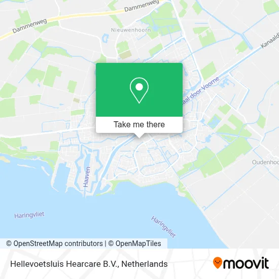 Hellevoetsluis Hearcare B.V. map