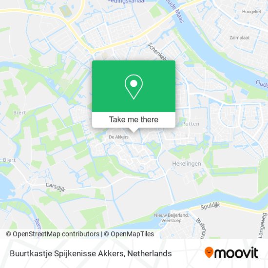Buurtkastje Spijkenisse Akkers map