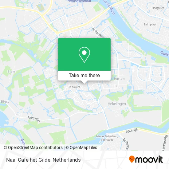 Naai Cafe het Gilde map