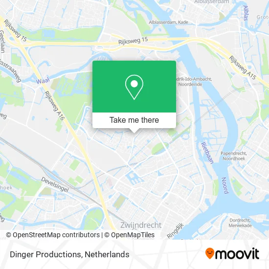 Dinger Productions map