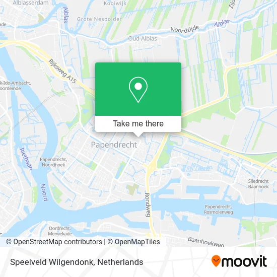 Speelveld Wilgendonk map