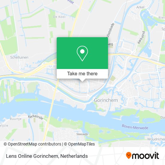 Lens Online Gorinchem map