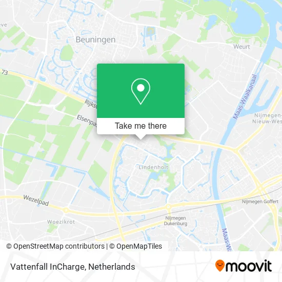 Vattenfall InCharge map