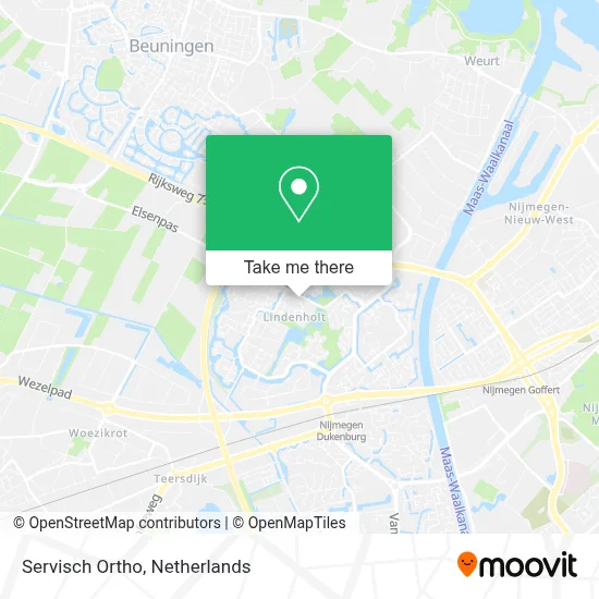 Servisch Ortho map