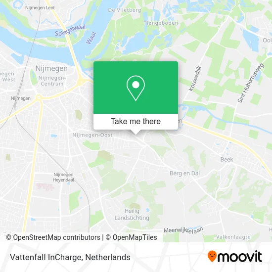 Vattenfall InCharge map