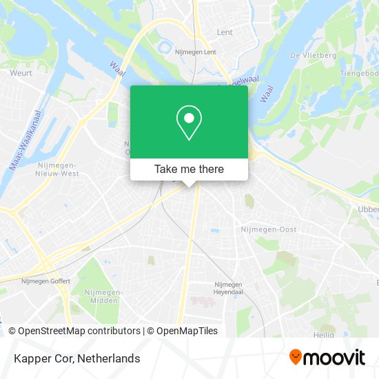 Kapper Cor map