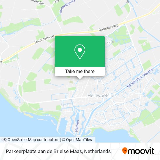 Parkeerplaats aan de Brielse Maas map