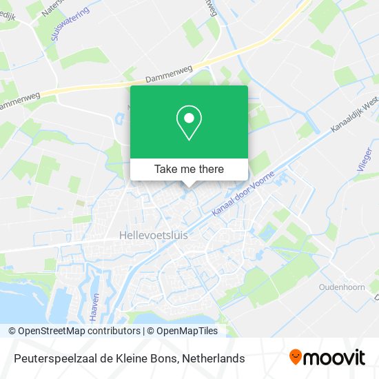 Peuterspeelzaal de Kleine Bons map