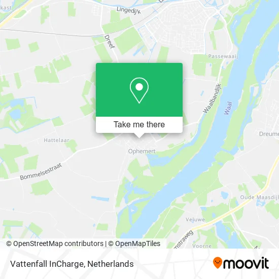 Vattenfall InCharge map