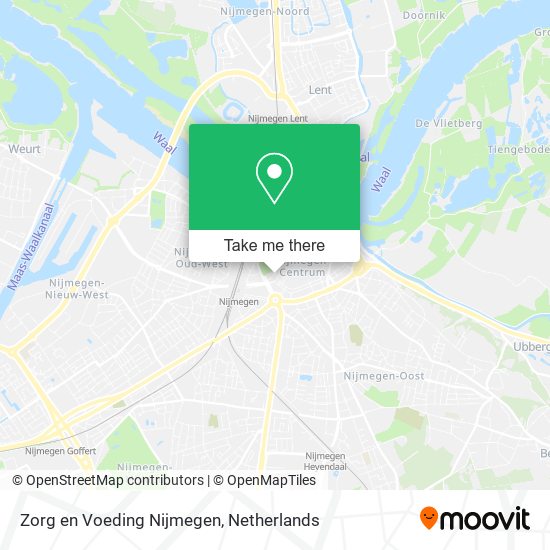 Zorg en Voeding Nijmegen map