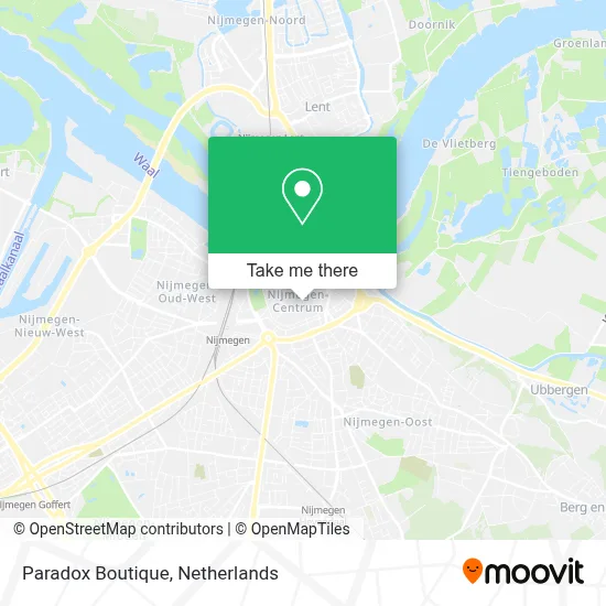 Paradox Boutique map