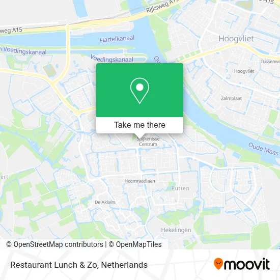 Restaurant Lunch & Zo map