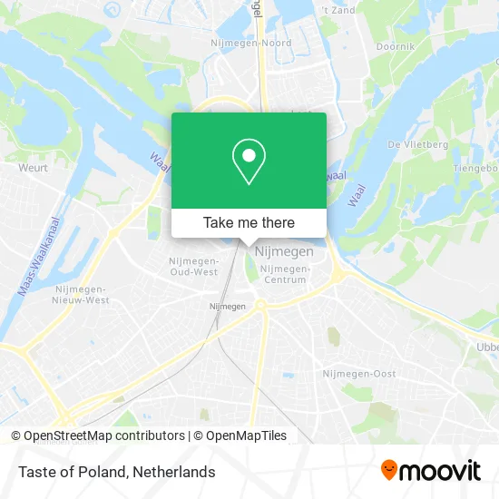 Taste of Poland map
