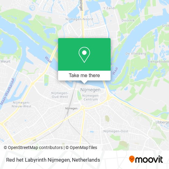 Red het Labyrinth Nijmegen map