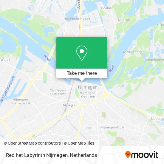 Red het Labyrinth Nijmegen map