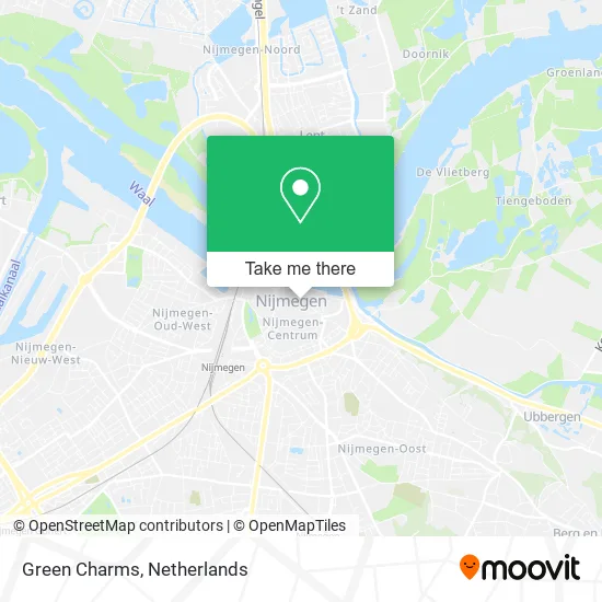 Green Charms map